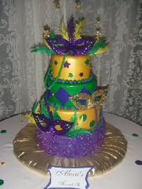 Marti Gras Cake