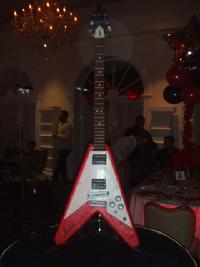 Flying V Guitar Cake