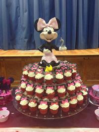 Mini Mouse Cupcake tower