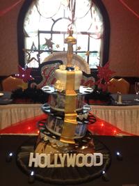 hollywood sweet sixteen cake