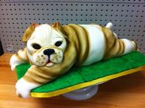 Bulldog Grooms Cake